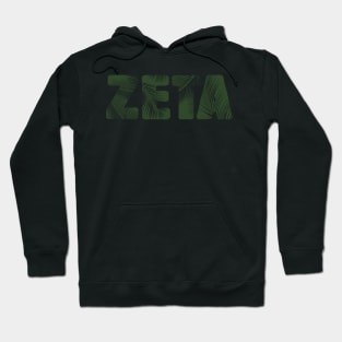 Zeta Leaf Letters Hoodie